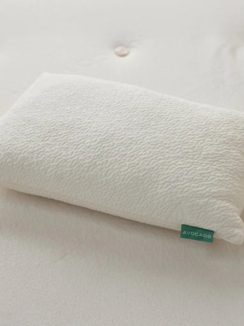 AVOCADO GREEN PILLOW:
ADJUSTABLE ORGANIC BED PILLOW